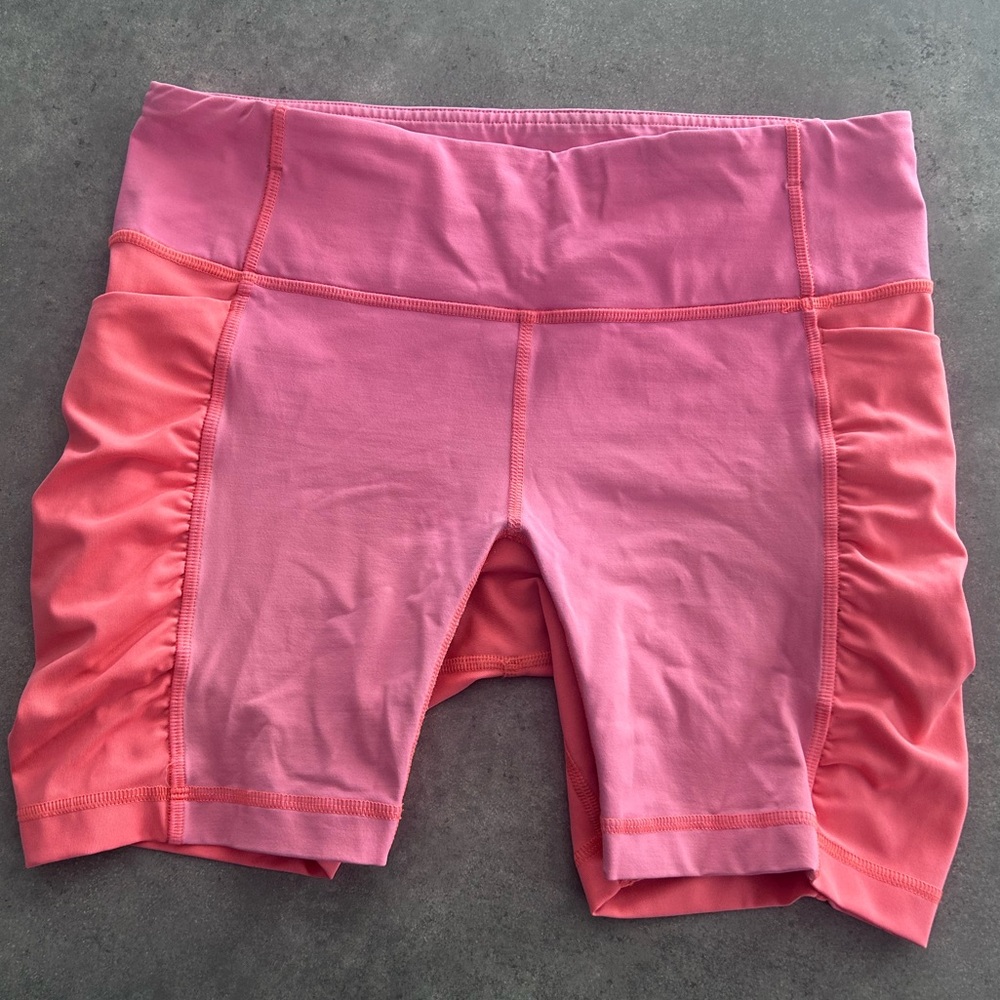 Lululemon 8 Speed Track Short Grapefruit Coral Pink